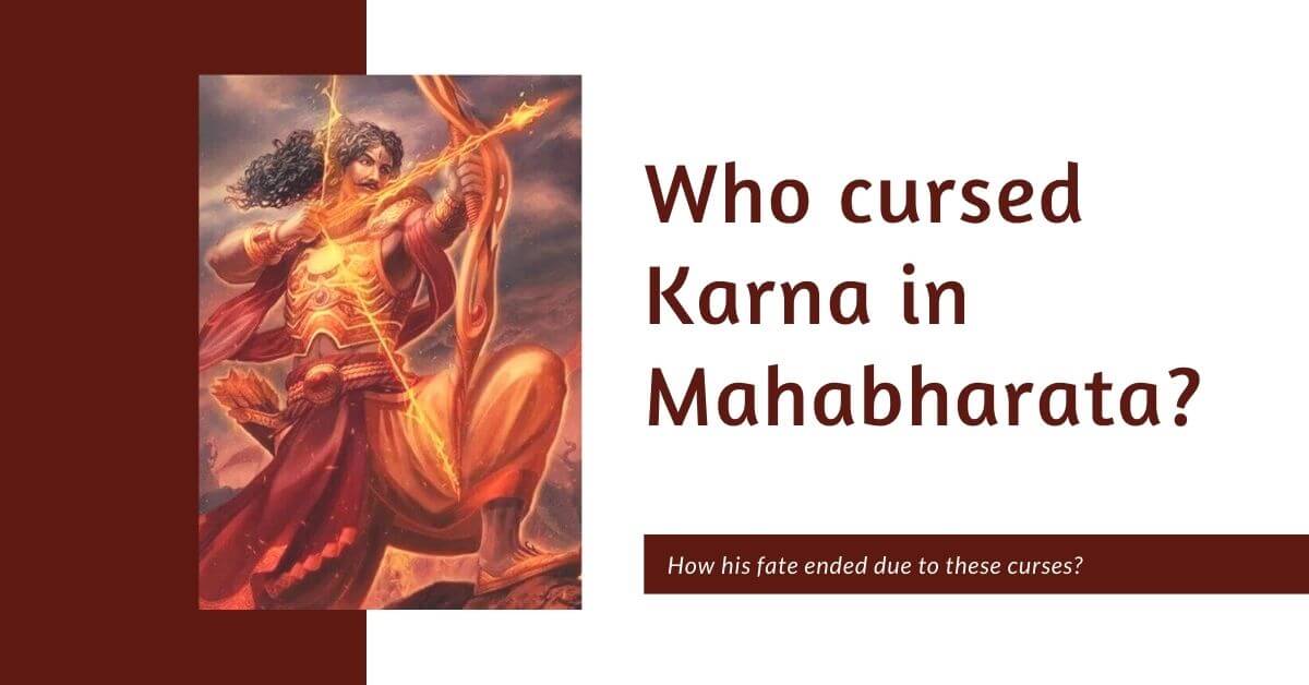 Who cursed Karna in Mahabharata